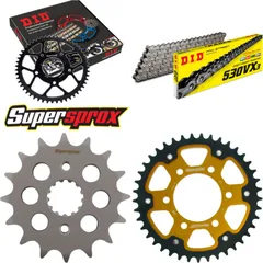 Chain Kit Stealth gold for: KAWASAKI ZXR750 R 93-95 16-41-108 DID530VX3 rivet