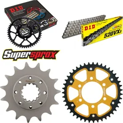 Chain Kit Stealth gold for: KAWASAKI Z750 /S 04-06/Z750 15-43-112 DID520VX3 endless