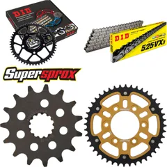 Chain Kit Stealth gold for: KAWASAKI Z900 ABS 17- 15-44-114 DID525VX3 rivet