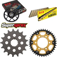 Chain Kit Stealth gold for: KAWASAKI ZX-10R 1000 06-07 17-40-108 DID525VX3(G&B) rivet