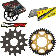 Chain Kit Stealth gold for: KAWASAKI Z1000 /ABS 07-09 15-40-110 DID525VX3 endless