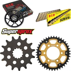 Chain Kit Stealth gold for: KAWASAKI Z1000 /ABS 07-09 15-40-110 DID525VX3(G&B) rivet