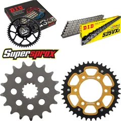 Chain Kit Stealth gold for: KAWASAKI ZX-10R /ABS 16- 17-39-114 DID525VX3 rivet