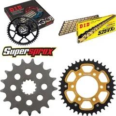 Chain Kit Stealth gold for: KAWASAKI ZX-10R /ABS 16- 17-39-114 DID525VX3(G&B) rivet