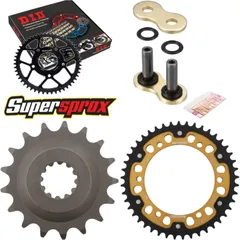 Chain Kit Stealth gold for: KAWASAKI ZZR1100 93-94 17-45-110 DID530ZVM-X(G&G) rivet