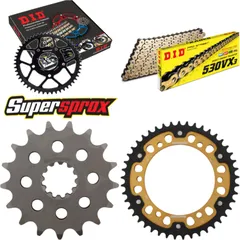Chain Kit Stealth gold for: KAWASAKI GPZ1100 E 95-96/GPZ 17-45-112 DID530VX3(G&B) endless