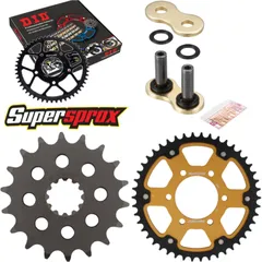 Chain Kit Stealth gold for: KAWASAKI ZX-12R 1200 00-06 18-46-116 DID530ZVM-X(G&G) rivet
