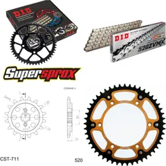 Chain Kit Stealth gold for: HUSQVARNA SM125 S 00-06 14-49-114 DID520ZVM-X(S&S) endless