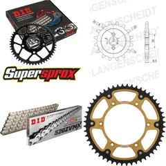 Chain Kit Stealth gold for: HUSQVARNA SM125 S 07-13 12-52-114 DID520ZVM-X(S&S) endless