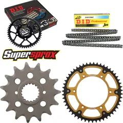 Chain Kit Stealth gold for: HUSQVARNA TE449 11-13 15-51-108 DID520NZ Clip