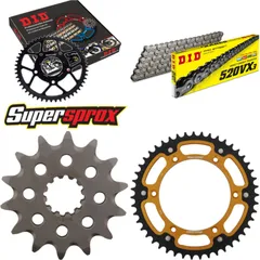 Chain Kit Stealth gold for: HUSQVARNA TC510 08-12 14-47-116 DID520VX3 Clip