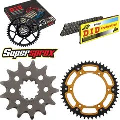 Chain Kit Stealth gold for: HUSQVARNA TE450 08-13 13-47-116 DID520 Clip