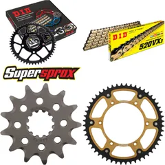 Chain Kit Stealth gold for: HUSQVARNA TC610 98-98 13-52-120 DID520VX3(G&B) Clip