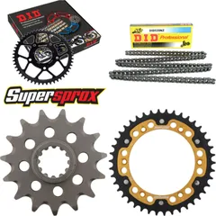 Chain Kit Stealth gold for: HUSQVARNA SMR450 05-06/SMR45 15-42-114 DID520NZ Clip