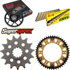 Chain Kit Stealth gold for: HUSQVARNA WR360 99-00/TE570 15-48-114 DID520VX3(G&B) rivet