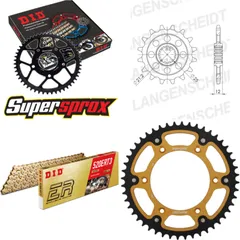 Chain Kit Stealth gold for: HUSABERG FE450 E 04-08/FE550 15-48-116 DID520ERT2(G&G) Clip