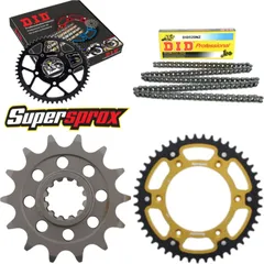 Chain Kit Stealth gold for: HUSABERG TE 501 00-00 14-47-120 DID520NZ Clip