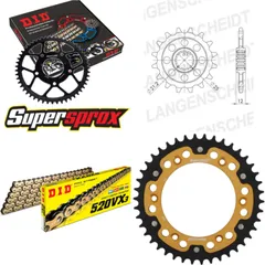 Chain Kit Stealth gold for: HUSABERG FS450 E /C 04-08/FC 15-42-118 DID520VX3(G&B) rivet