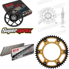 Chain Kit Stealth gold for: HUSABERG FE501 /S /E 03-04 15-48-120 DID520ZVM-X rivet