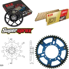 Chain Kit Stealth blue TM Enduro 125 98-00 13-51-114 DID520ERT2(G&G) Clip