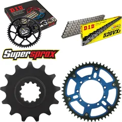 Kettensatz Stealth blau TM Cross 125 03-12 13-51-114 DID520VX3 Clip