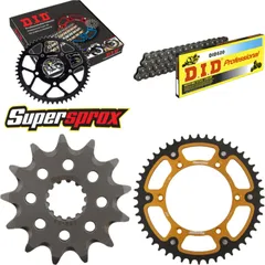 Chain Kit Stealth gold for: SUZUKI RM250 99-00 13-48-112 DID520 Clip