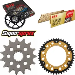 Chain Kit Stealth gold for: SUZUKI DR350 [US] 94-99/DR35 15-44-112 DID520ERT2(G&G) Clip