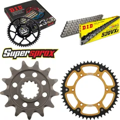 Kettensatz Stealth gold für: SUZUKI RM-Z 250 13-14 13-49-114 DID520VX3 Clip