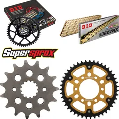 Chain Kit Stealth gold for: SUZUKI GSX400 FE Katana 81-83 15-43-104 DID530ZVM-X(G&G) endless