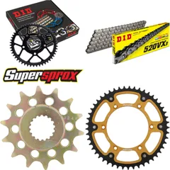 Chain Kit Stealth gold for: SUZUKI RM-Z 450 05-07 14-49-116 DID520VX3 rivet