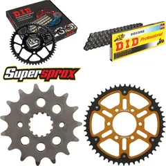 Chain Kit Stealth gold for: SUZUKI GS550 D 80-83/GS550 E 15-50-110 DID530NZ Clip