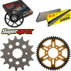 Chain Kit Stealth gold for: SUZUKI GS550 D 80-83/GS550 E 15-50-110 DID530VX3 rivet