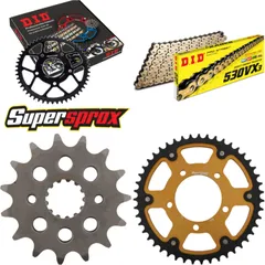 Chain Kit Stealth gold for: SUZUKI GSF600 Bandit /S 00-0 15-47-112 DID530VX3(G&B) rivet