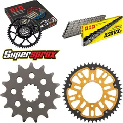 Chain Kit Stealth gold for: SUZUKI GSF650 A /SA ABS 07 15-48-118 DID525VX3 rivet