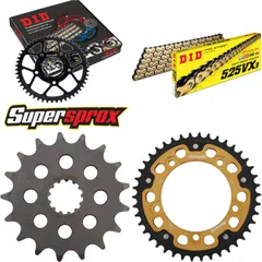 Kettensatz Stealth gold für: SUZUKI GSX-R 750 00-03 17-42-110 DID525VX3(G&B) Niet