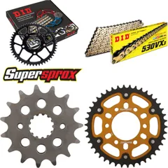 Chain Kit Stealth gold for: SUZUKI GSX-R 1100 >530< 93-94 15-42-114 DID530VX3(G&B) endless