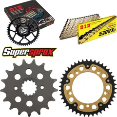 Chain Kit Stealth gold for: SUZUKI GSX-R 1000 01-06 17-42-110 DID530VX3(G&B) rivet