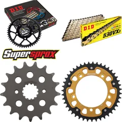 Chain Kit Stealth gold for: SUZUKI GSX-R 1000 07-08 17-43-112 DID530VX3(G&B) rivet