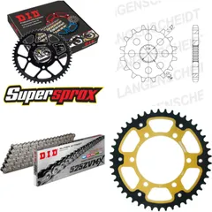 Chain Kit Stealth gold for: SUZUKI GSX-R 1000 17 17-45-120 DID525ZVM-X rivet