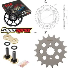Chain Kit Stealth gold for: SUZUKI GSX1400 01-10 18-41-116 DID530ZVM-X(G&G) rivet