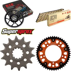 Kettensatz Stealth orange für: KTM SX65 02-11 14-50-112 DID420NZ3(G&B) Clip