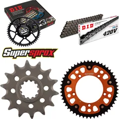Chain Kit Stealth orange for: KTM SX65 02-11 14-50-112 DID420V Clip