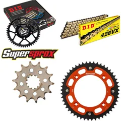 Chain Kit Stealth orange for: KTM SX85 19``/16`` 18- 14-49-124 DID428VX(G&B) endless