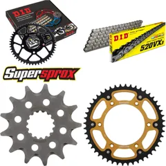Chain Kit Stealth gold for: KTM EXC125 Enduro 95-97/SX25 13-48-118 DID520VX3 endless