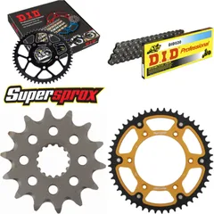Chain Kit Stealth gold HUSA/for: KTM FE250 4T 13-14/EXC1 14-50-118 DID520 Clip