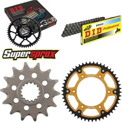Chain Kit Stealth gold for: KTM EGS360 96-97/EXC360 96-9 14-50-118 DID520 Clip