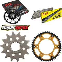 Chain Kit Stealth gold for: KTM EGS360 96-97/EXC360 96-9 14-50-118 DID520VX3 endless