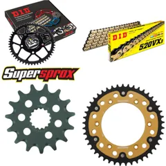 Chain Kit Stealth gold for: KTM EGS400 LC4 93-98/EGS400 15-45-118 DID520VX3(G&B) endless