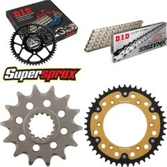 Kettensatz Stealth gold für: KTM SXC400 Tiainen Replica 9 14-45-118 DID520ZVM-X(S&S) Endlos