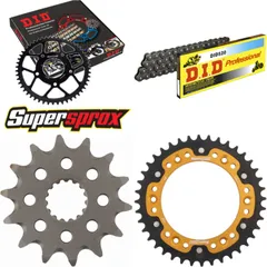 Chain Kit Stealth gold for: KTM EXE125 Enduro 00-01/EXC2 14-40-118 DID520 Clip